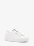 michael kors keaton leather and logo sneaker