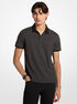 michael kors signature logo cotton jersey polo shirt