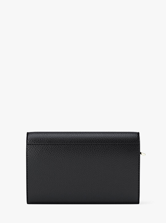 Jet Set Large Pebbled Leather Wallet michael kors jet set large pebbled leather wallet