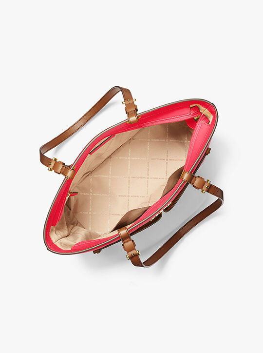 حقيبة يد جت سيت متوسطة الحجم بجيوب جلدية مرصعة بالحصى michael kors حقيبة يد جت سيت متوسطة الحجم بجيوب جلدية مرصعة بالحصى