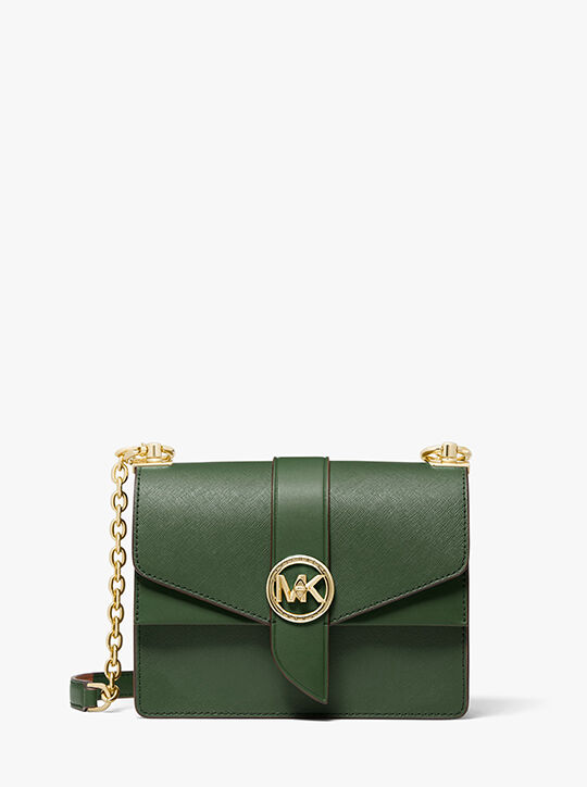 michael kors greenwich small saffiano leather crossbody bag