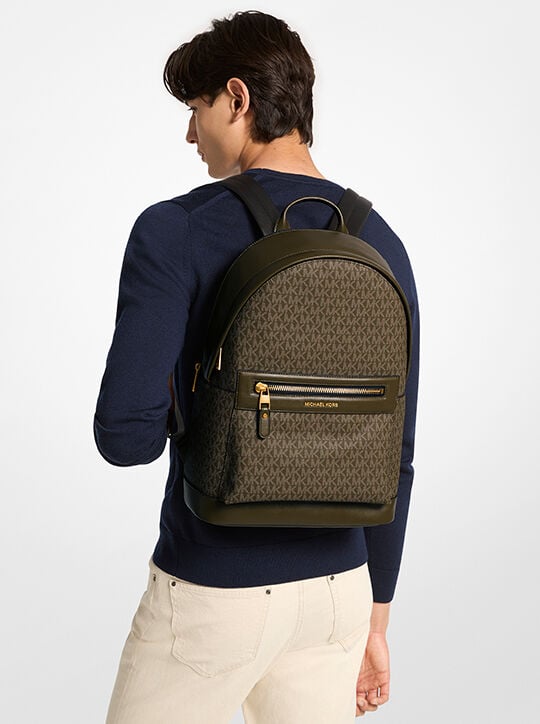 Jet Set Signature Logo Backpack michael kors jet set signature logo backpack