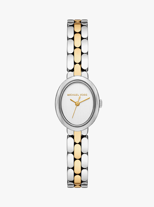michael kors maude two tone watch