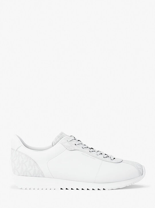 michael kors rhodes leather trainer