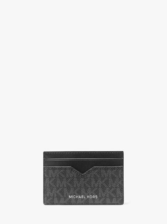 Hudson Logo Card Case michael kors hudson logo card case