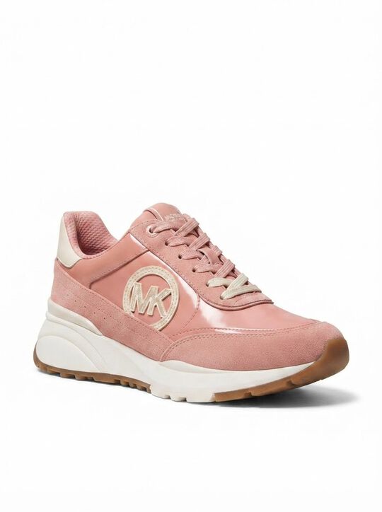 michael kors nova nylon and suede trainer