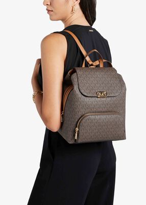 michael kors حقيبة ظهر كينسينجتون متوسطة الحجم بشعار الماركة