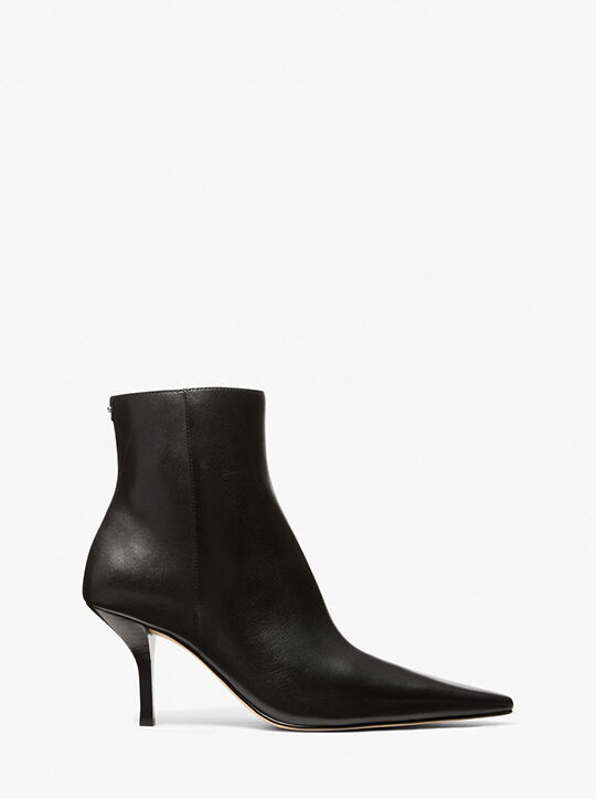 michael kors selina leather ankle boot