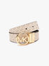 michael kors reversible signature logo belt