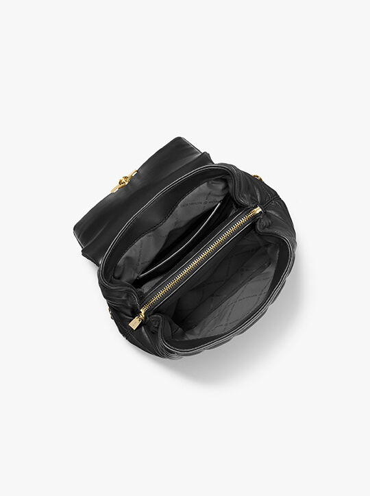 michael kors tribeca small quilted leather backpack