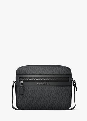 michael kors jet set signature logo crossbody bag