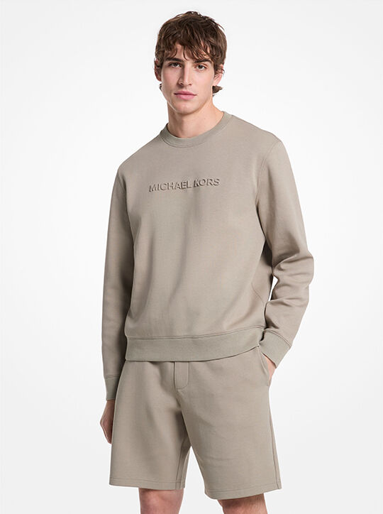 سترة من مزيج القطن منقوش عليها شعار الماركة michael kors سترة من مزيج القطن منقوش عليها شعار الماركة