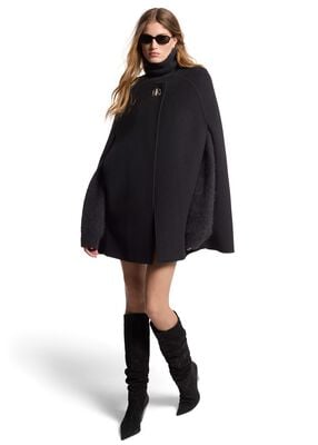 michael kors wool blend cape