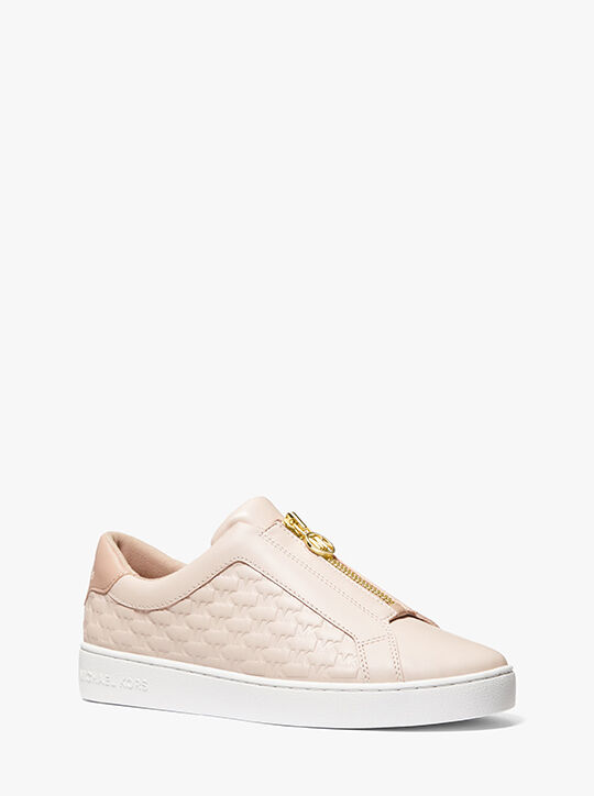 michael kors keaton leather slip on sneaker