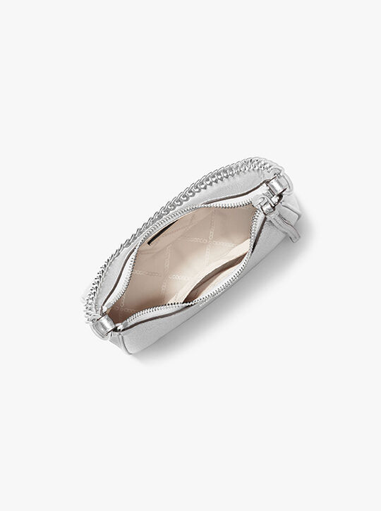 Jet Set Charm Small Metallic Leather Pochette | Michael Kors 