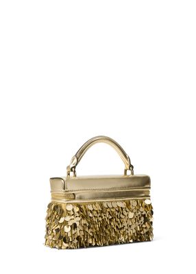 michael kors jana extra small sequined embellished crossbody bag