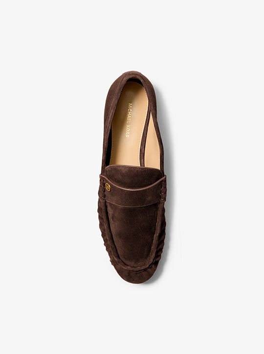michael kors jennings suede loafer