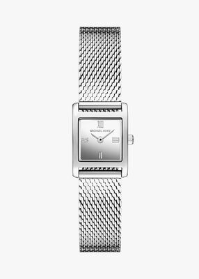 michael kors georgie silver tone watch