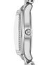 michael kors petite chelsea pav  silver tone watch