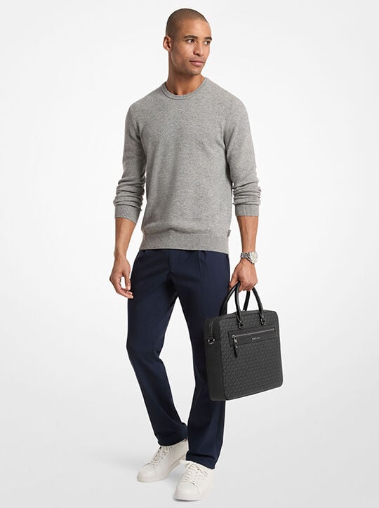 Jet Set Signature Logo Briefcase michael kors jet set signature logo briefcase
