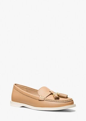 michael kors حذاء كيرنان الجلدي