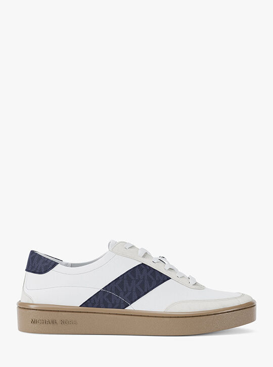 Kaycee Signature Logo Stripe Sneaker michael kors kaycee signature logo stripe sneaker