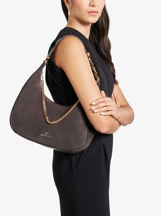 حقيبة كتف بايبر كبيرة من الجلد المدبوغ michael kors حقيبة كتف بايبر كبيرة من الجلد المدبوغ