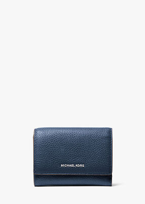 michael kors bryant medium pebbled leather wallet