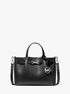 michael kors carson small pebbled leather satchel