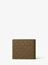michael kors harrison logo billfold wallet with passcase