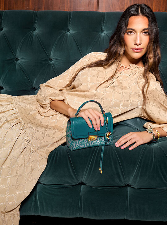 michael kors empire diamond jacquard tiered maxi skirt