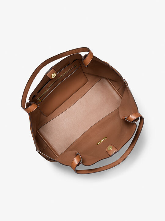michael kors nolita large pebbled leather tote bag