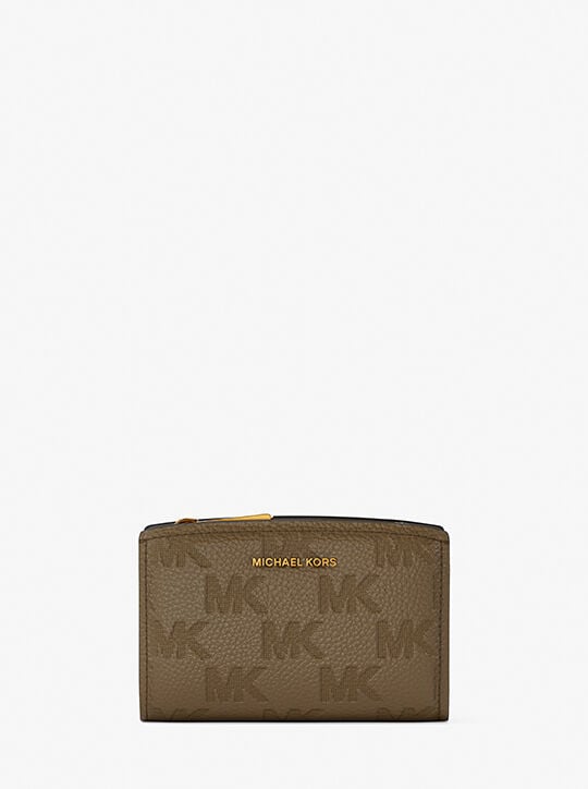 Bryant Medium Logo-Embossed Leather Wallet michael kors bryant medium logo embossed leather wallet