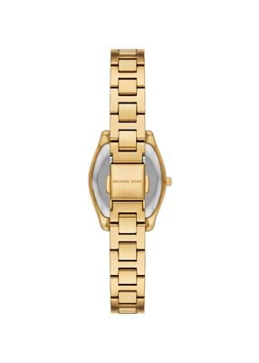 michael kors petite chelsea pav  gold tone watch