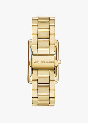michael kors essex gold tone watch