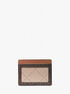 Jet Set Travel Large Logo and Leather Card Case michael kors jet set travel large logo and leather card case