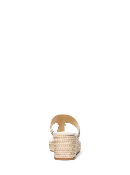 Zoe Signature Logo Wedge Sandal michael kors zoe signature logo wedge sandal