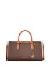 michael kors arden medium signature logo top zip satchel