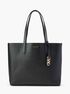 michael kors eliza extra large pebbled leather reversible tote bag