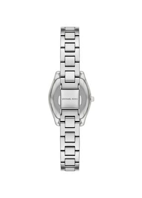 michael kors petite chelsea pav  silver tone watch