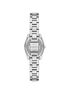 michael kors petite chelsea pav  silver tone watch