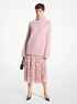 michael kors cashmere and silk boucl  turtleneck sweater