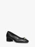 michael kors piper flex leather block heel pump