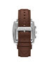 Oversized Rhys Silver-Tone and Leather Watch michael kors oversized rhys silver tone and leather watch