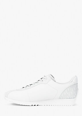 michael kors rhodes leather trainer