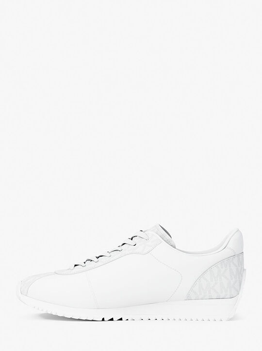 michael kors rhodes leather trainer