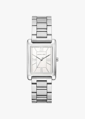 michael kors essex silver tone watch