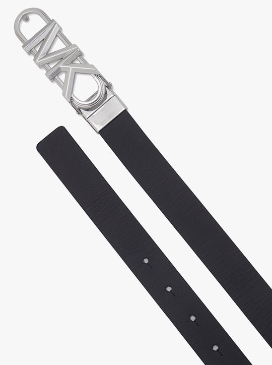 michael kors حزام شعار قابل للعكس مقاس 25 مم