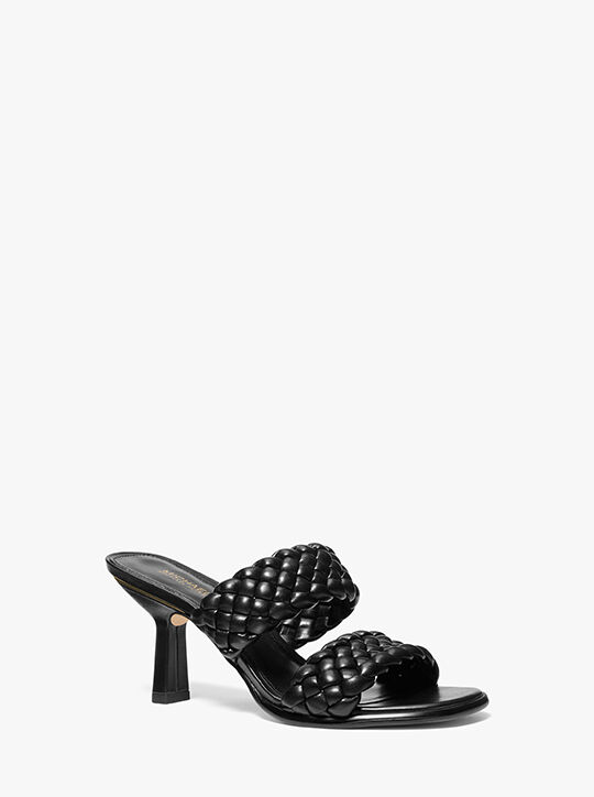 michael kors nadia braided mule