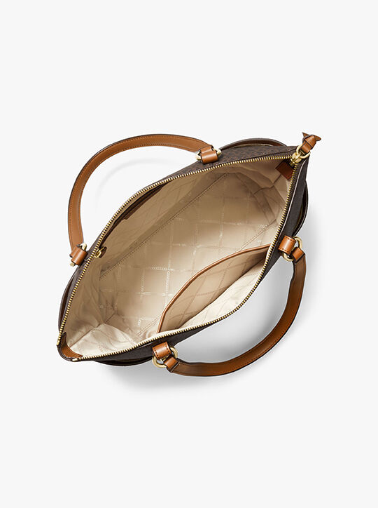 Sullivan Medium Logo Top-Zip Tote Bag michael kors sullivan medium logo top zip tote bag